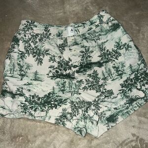 Anthropologie Green Western Women's Boxer Shorts
